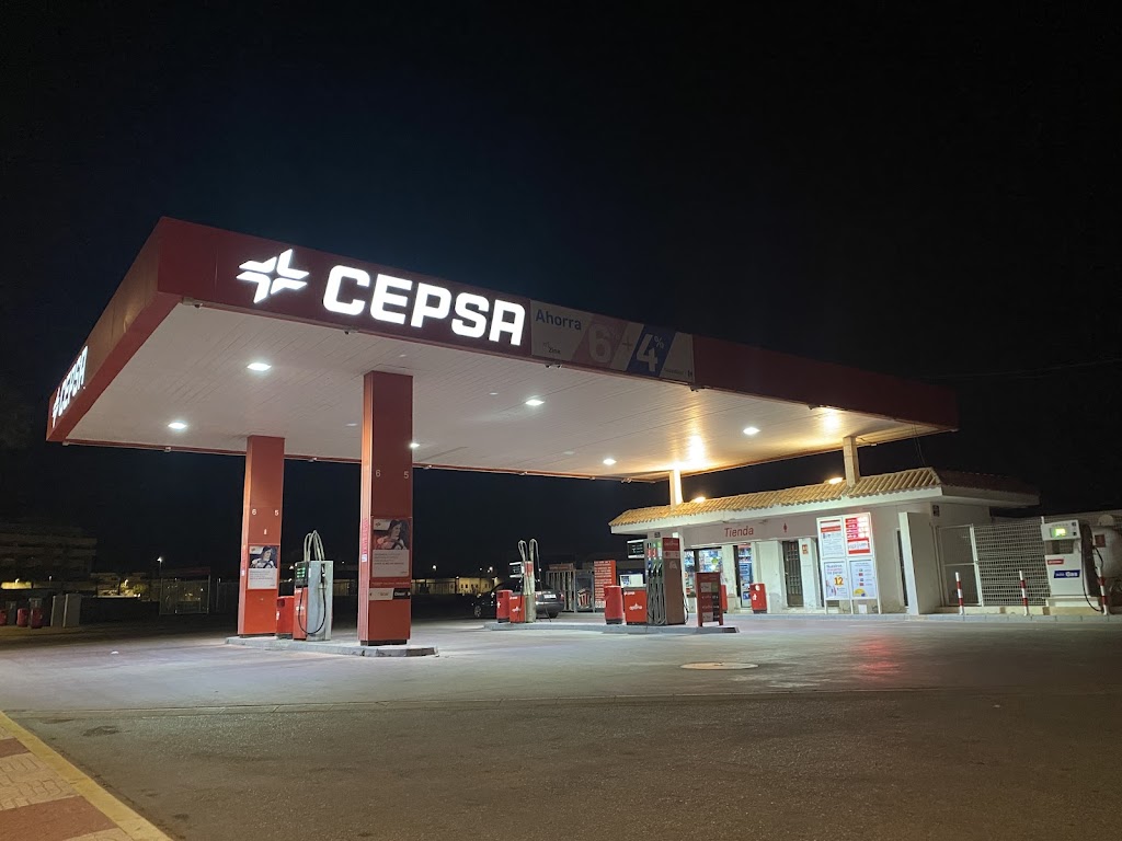 Estacion de servicio Cepsa — Surtidor de combustible