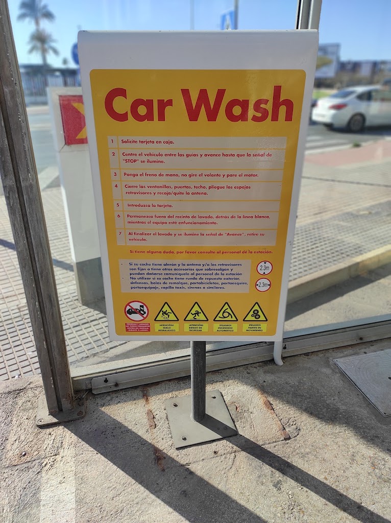 Tunel de lavado Gasolinera Shell