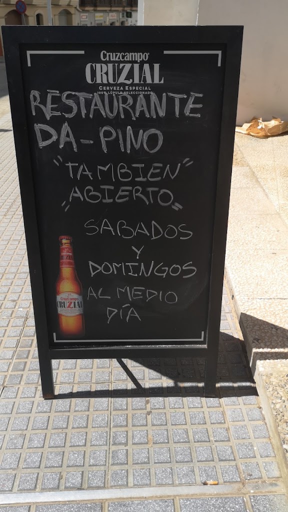 Restaurante Pizzeria Da Pino — Carta