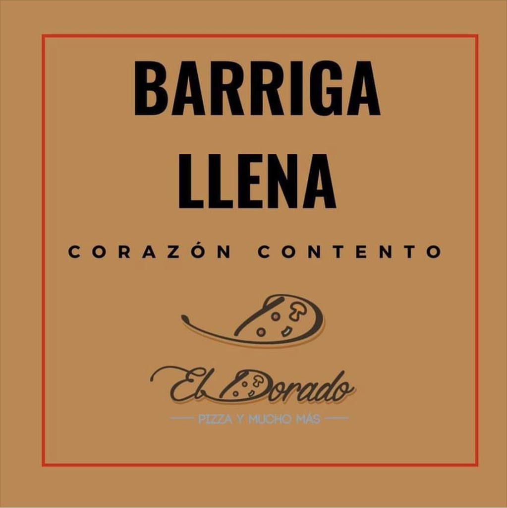Pizzeria El Dorado — Carta