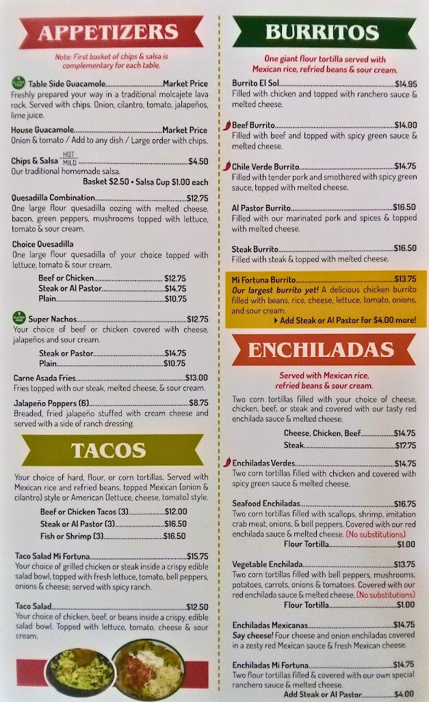  Mi Fortuna Mexican restaurant