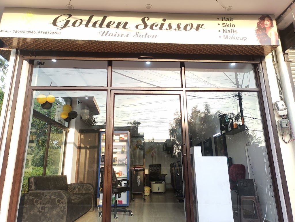 Golden Scissor Unisex Salon