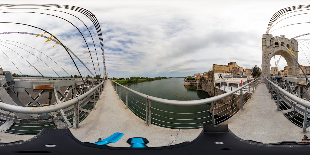 Puente colgante de Amposta — Street View y 360deg