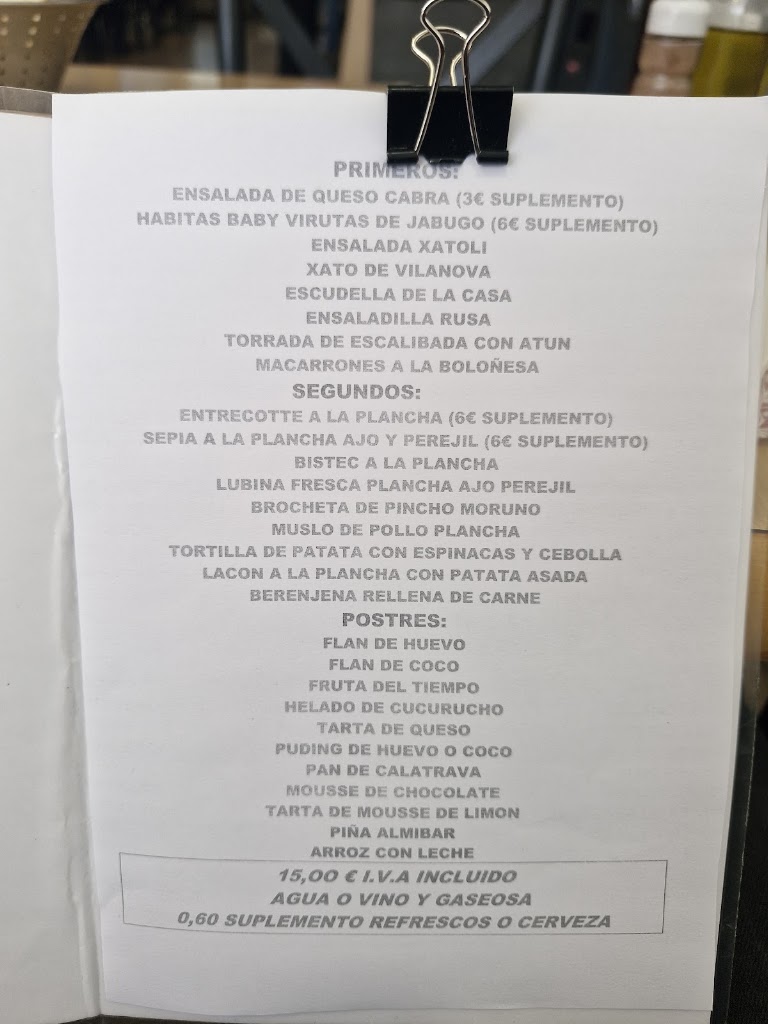 Restaurante Xatoli — Mas recientes