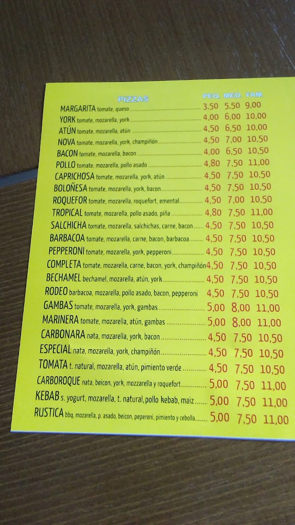 Danis pizza — Del propietario