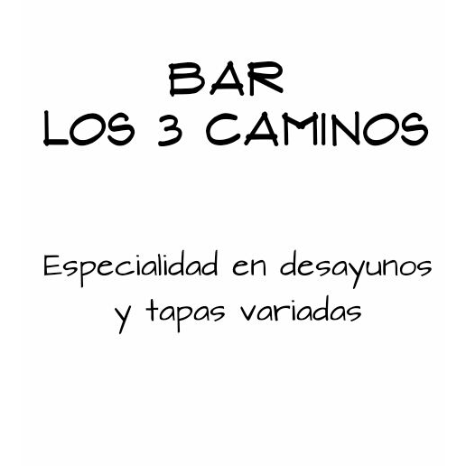 Bar Los 3 Caminos — Del propietario