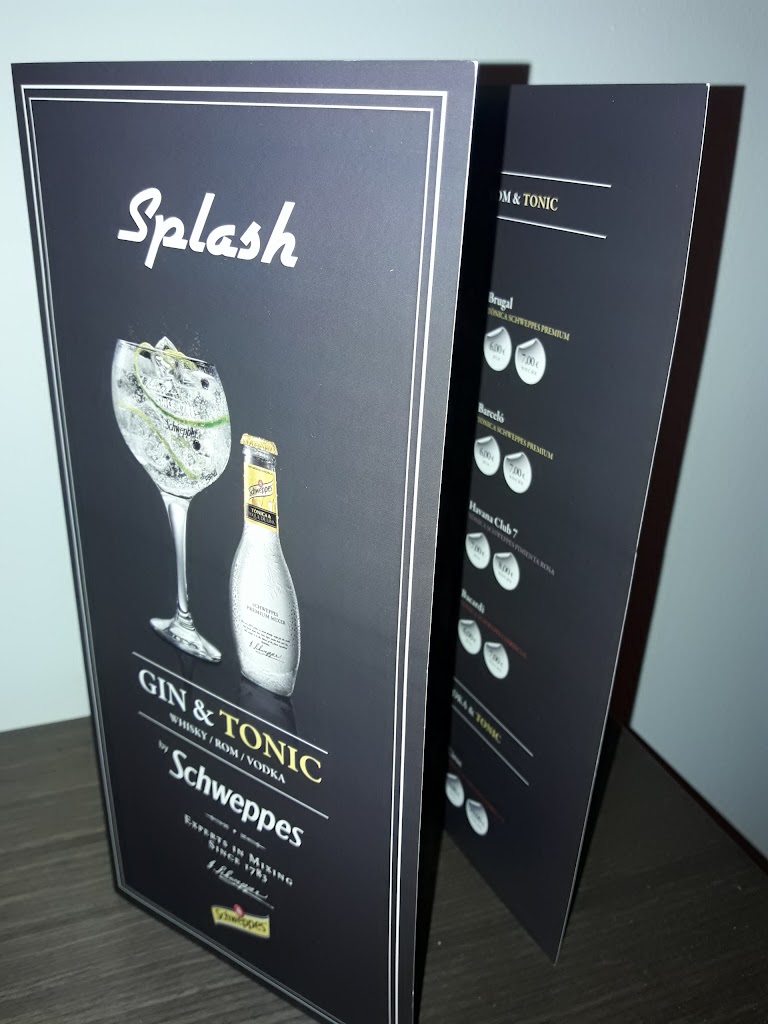Splash Badalona — Carta