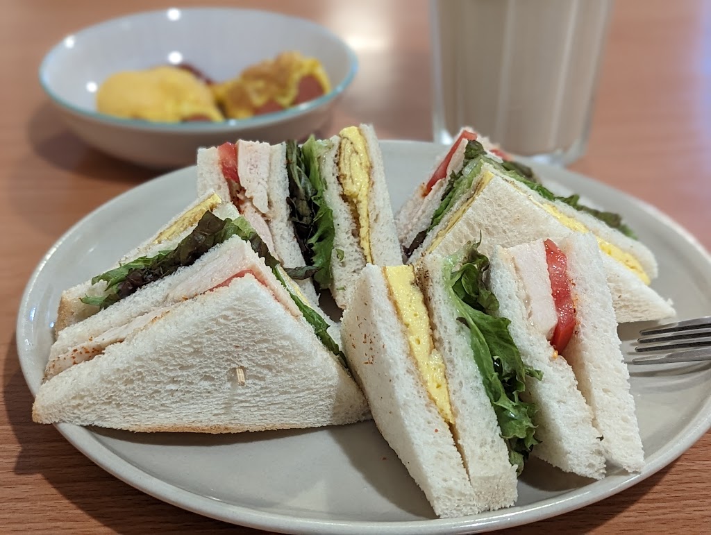 Amigo輕食—早餐早午餐漢堡三明治 的照片