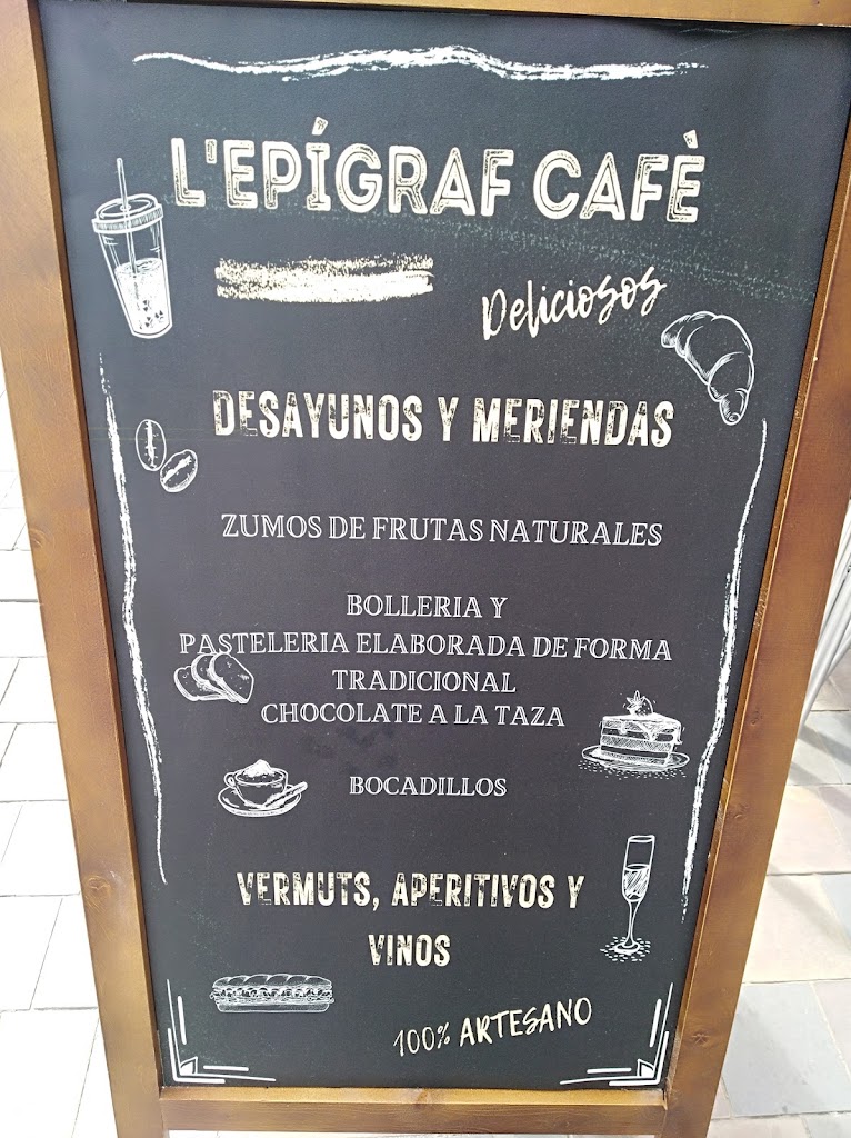 L'Epigraf Cafe & Brunch — Carta