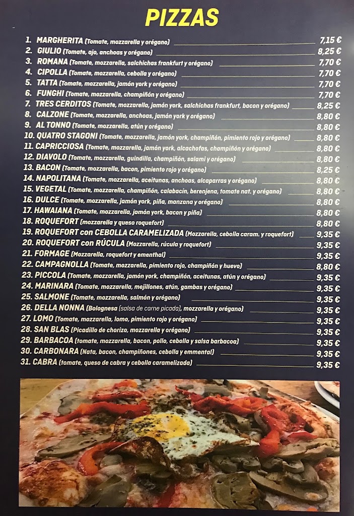 Pizzeria El Picola — Del propietario