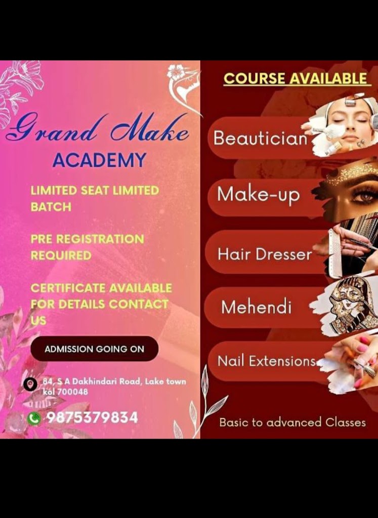 Grand Make Academy Mehandi Classes Makeup Course Beautician Course Nail Art In Kolkata