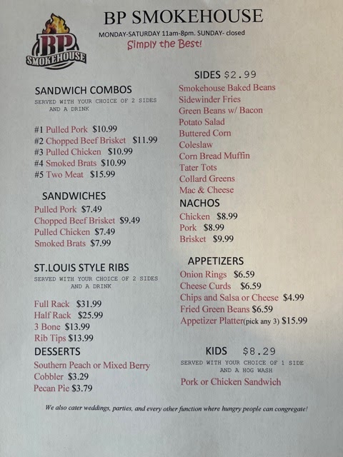  BP Smokehouse BBQ
