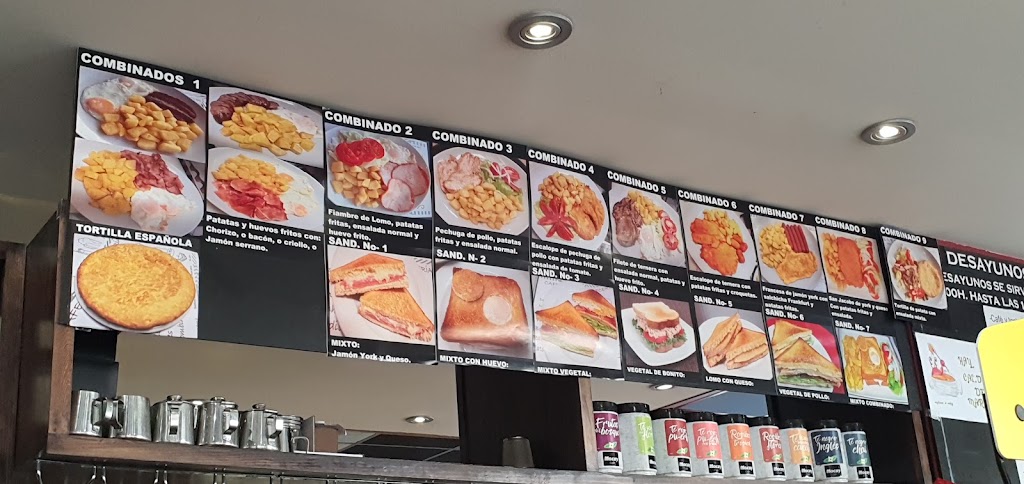 Cafeteria El Cortijo — Carta