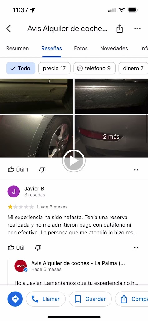 Avis Alquiler de coches - La Palma — Videos