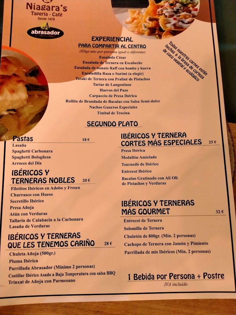 Abrasador Niagara's — Carta
