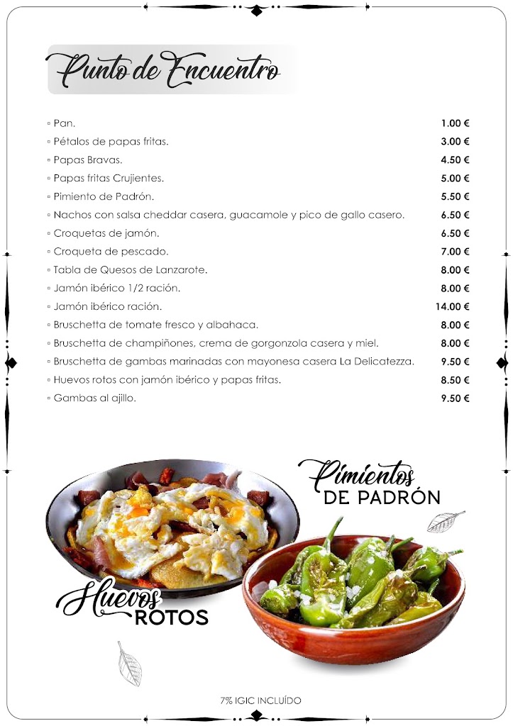 La Delicatezza Cocktail Bar — Carta