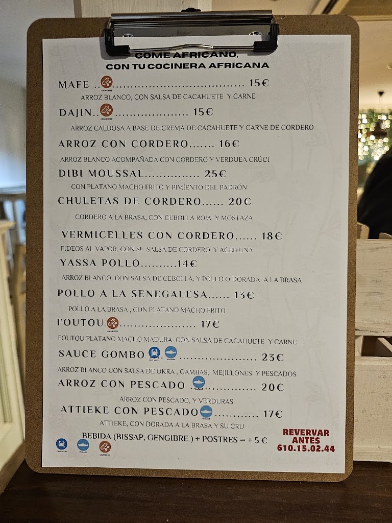 M&M ESPACIO GASTRONOMICO — Carta