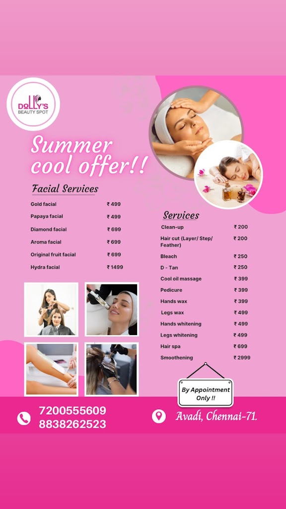Dolly S Beauty Spot Ladies Beauty Parlour In Avadi