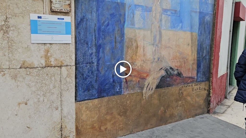 Museo de pintura al aire libre - obra de J.M. de la Riera - Al pueblo de Candas