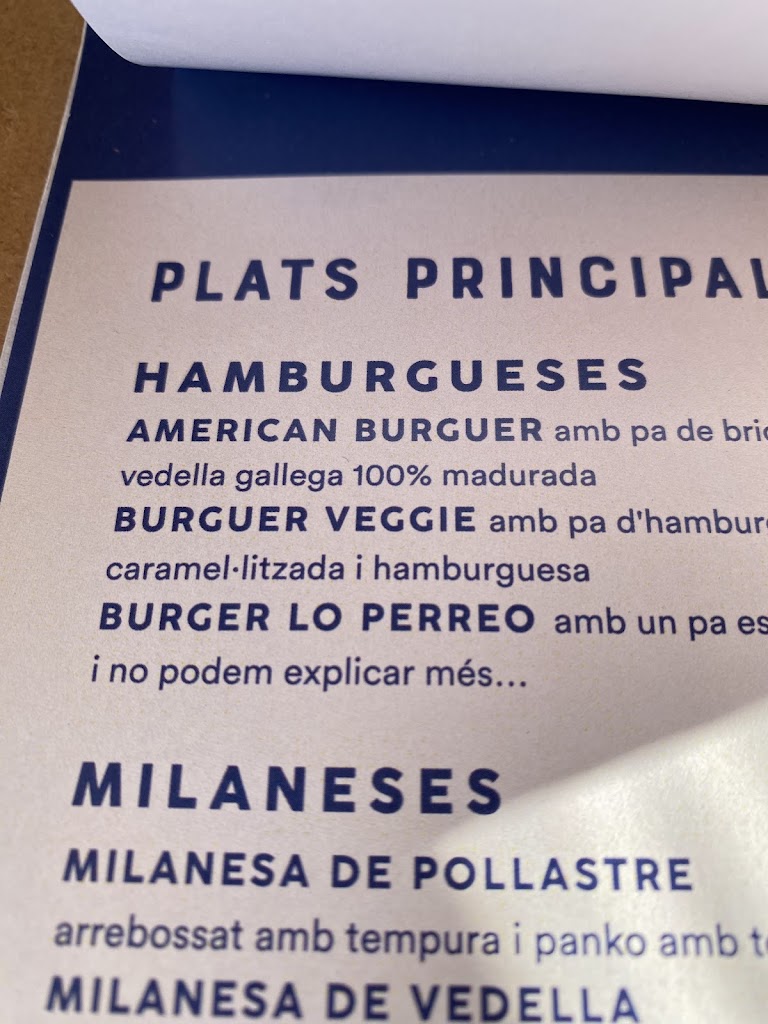 Salitre Restaurant — Carta