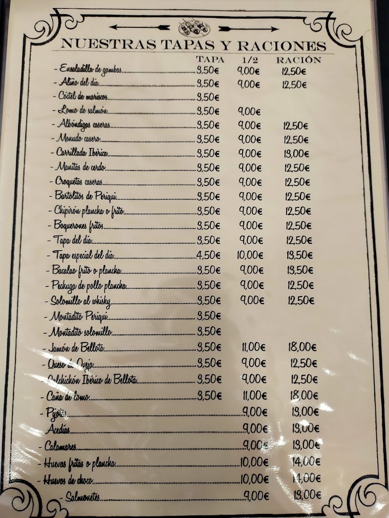 BAR PERIQUI — Carta