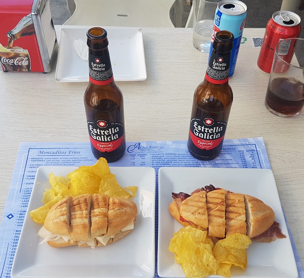 Bar Casa Anselmo — Carta