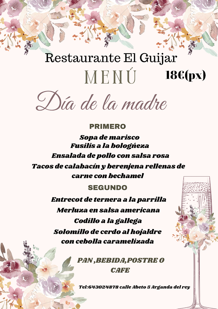 El Guijar — Carta