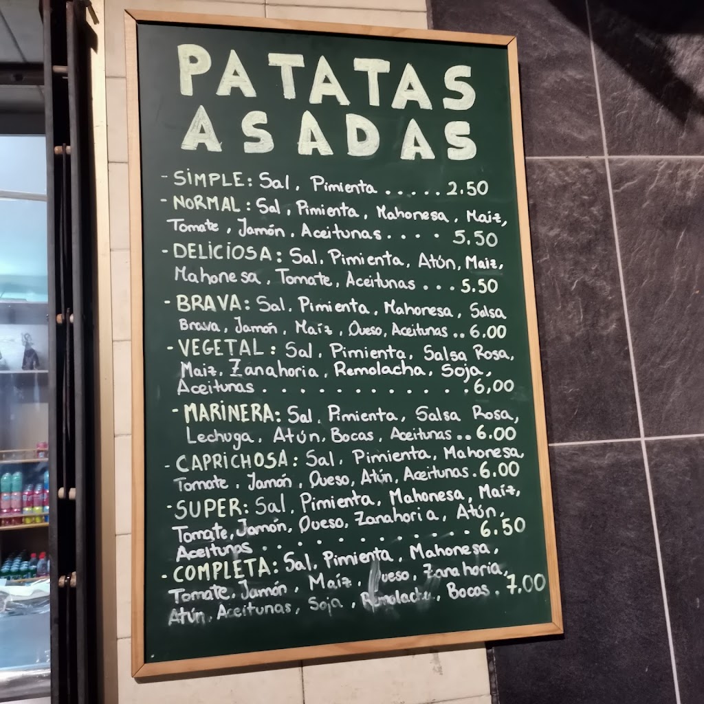 La Patata Asada — Carta