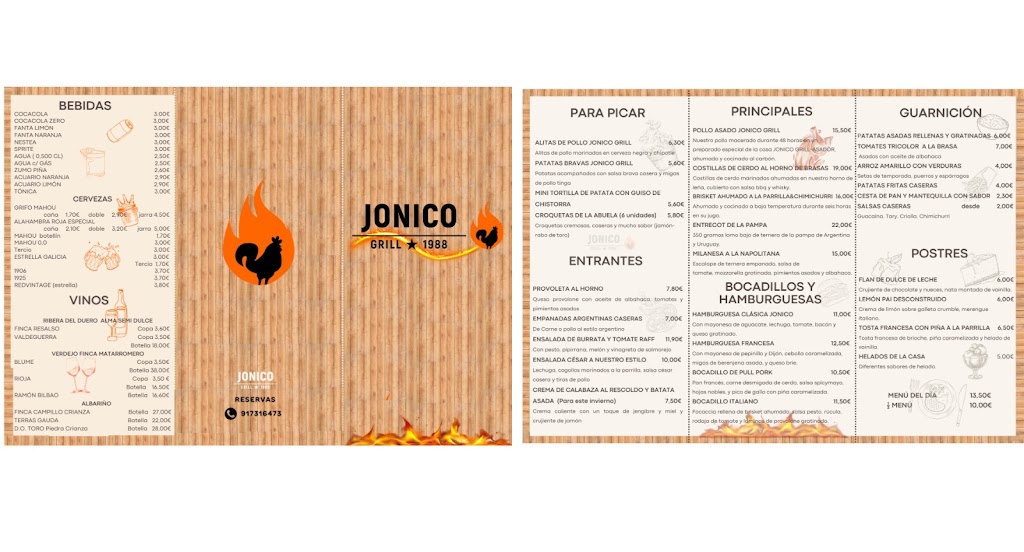 jonico grill — Carta