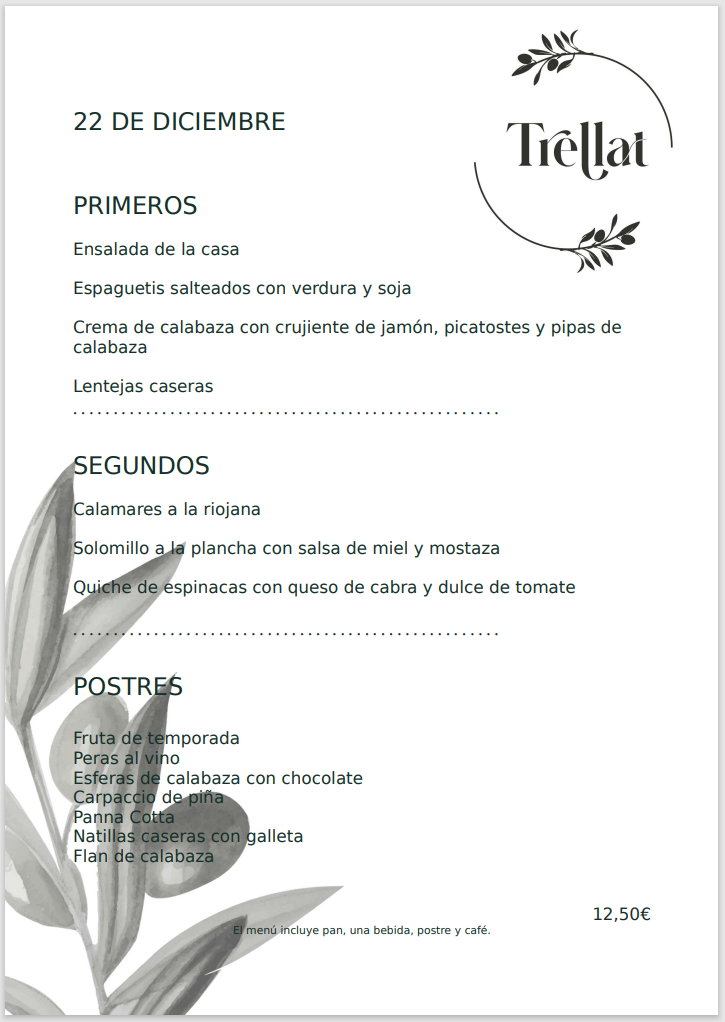 Trellat — Carta