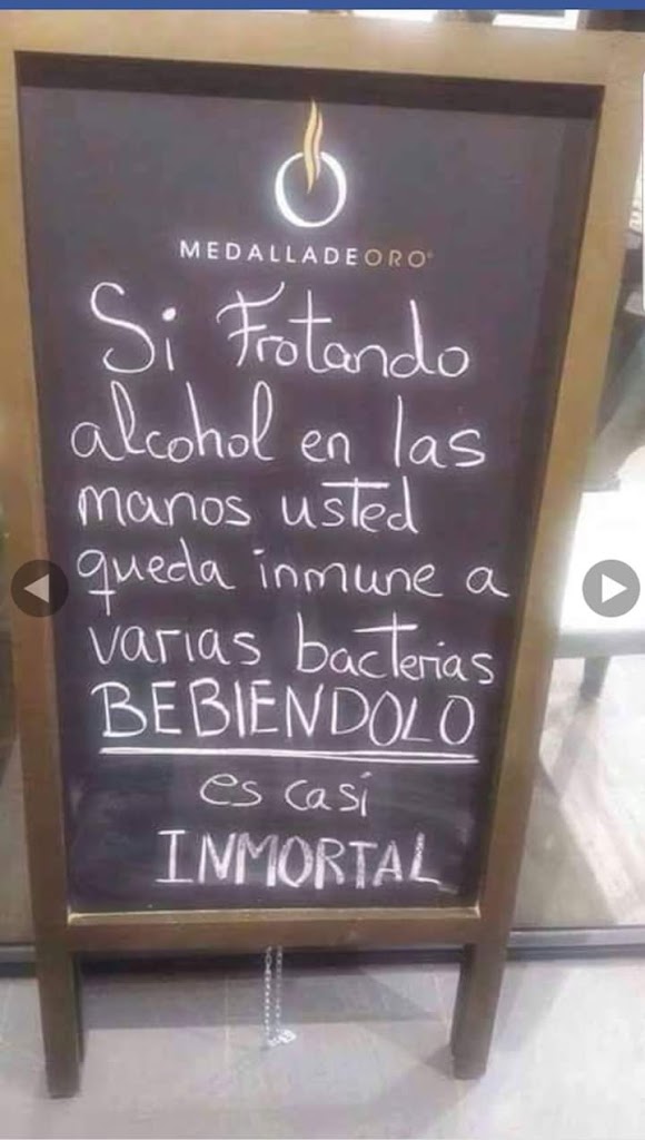 Bar Cafeteria El Poligono — Carta
