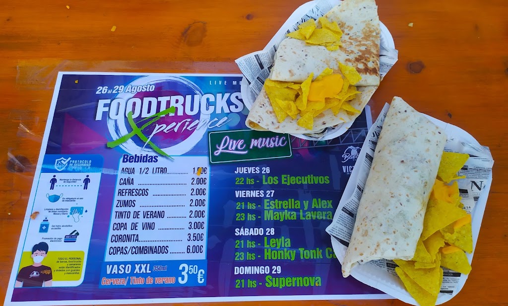 El Faro Beach Bar — Carta