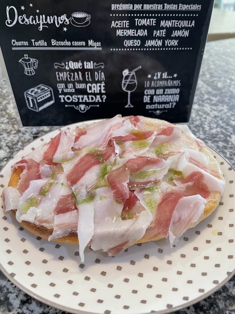Cafeteria Las Ciguenas — Carta