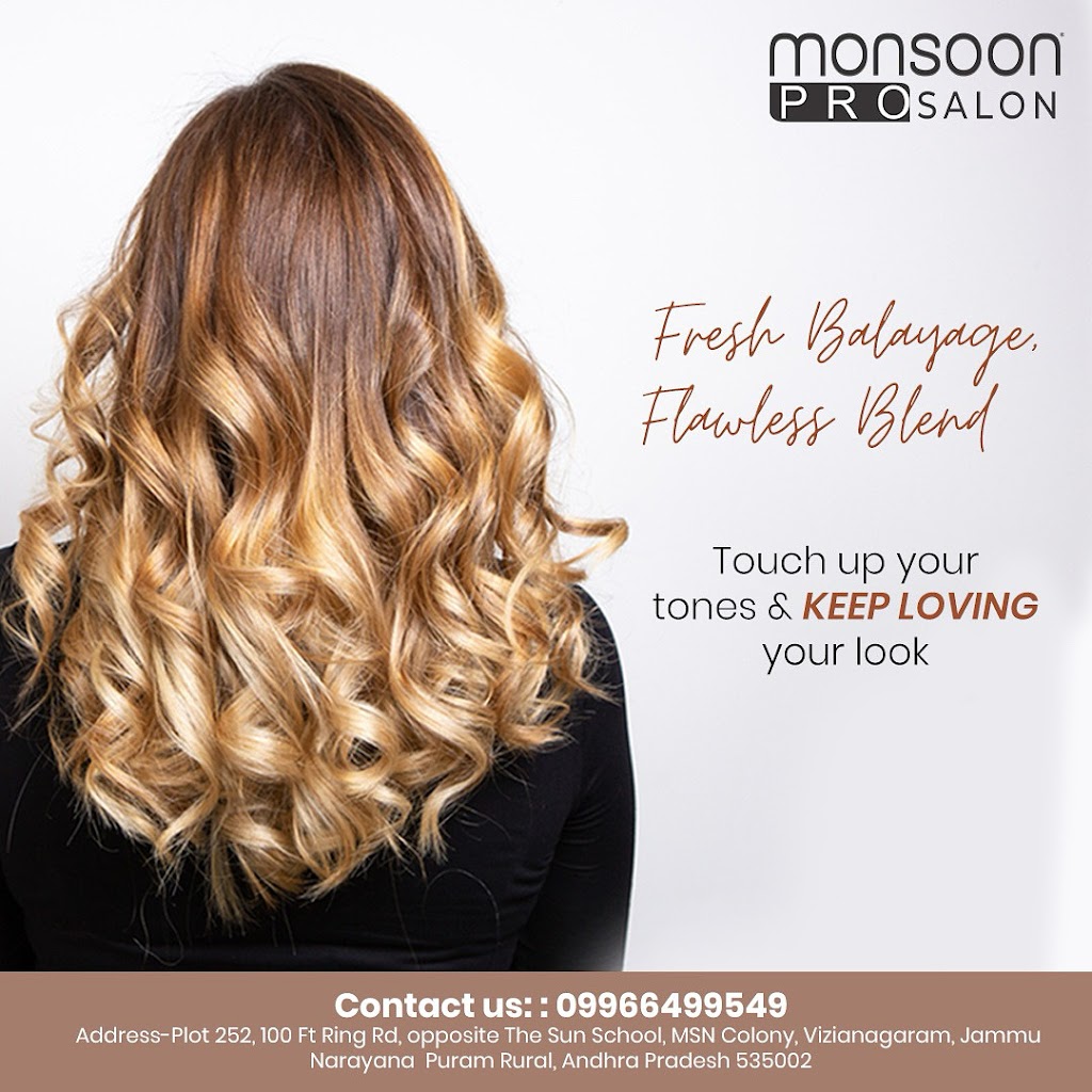 Monsoon Pro Salon Hair Skin Make Up Nails Bridal Services Best Unisex Salon In Vizianagaram