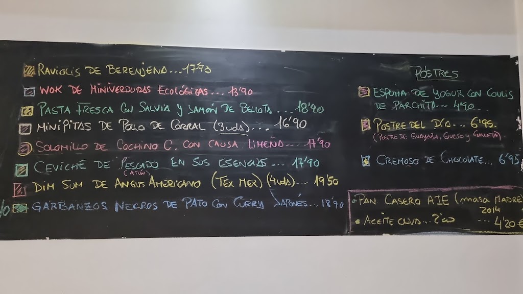 Gastrobar AIE — Carta