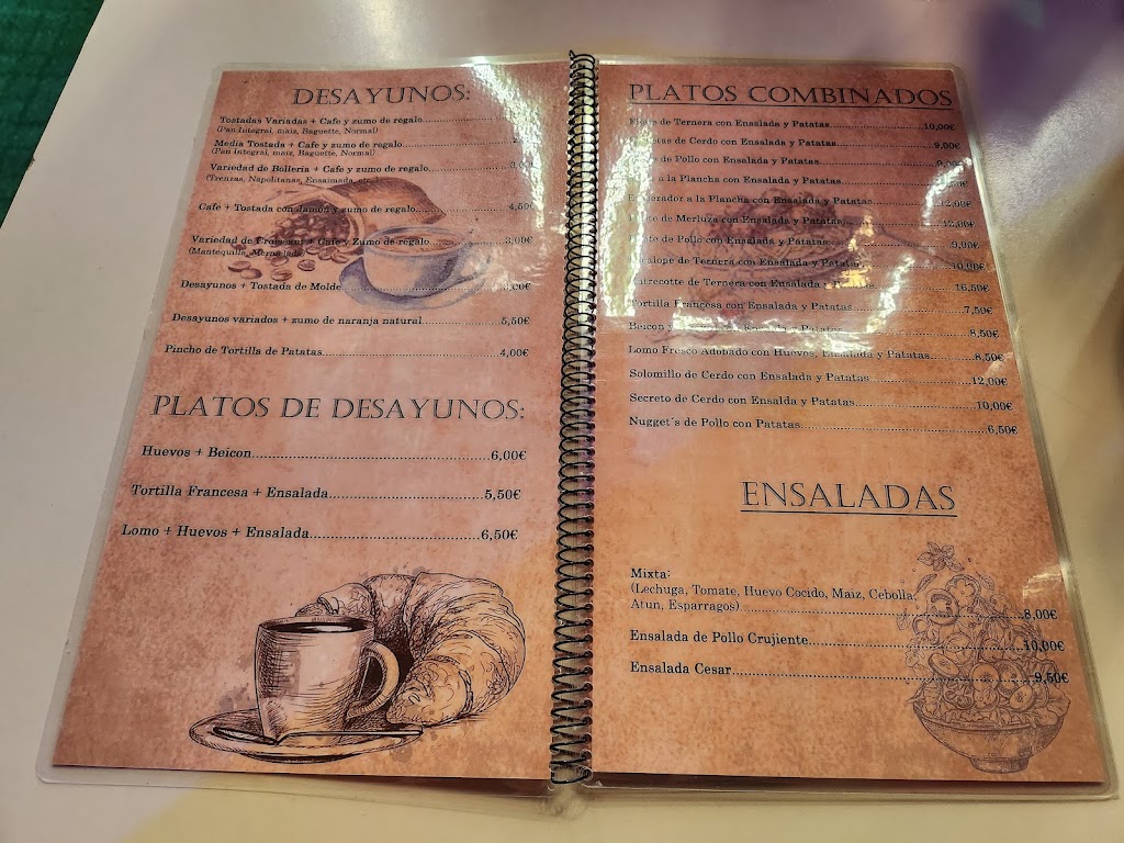 CAFETERIA21 casa garcia — Carta