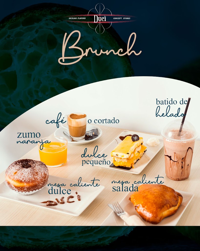 Duci Cafeteria Pasteleria Heladeria Artesanal — Carta