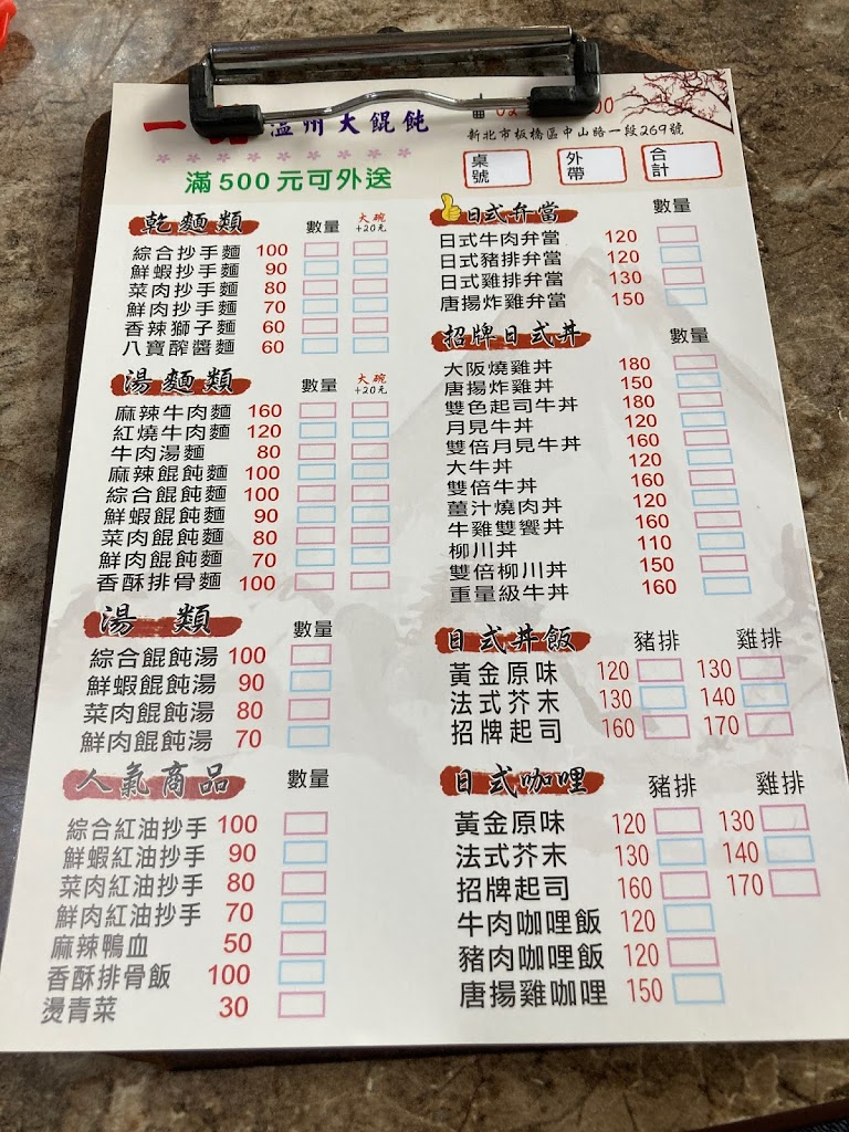 一品溫州大餛飩 [中山店] 的照片