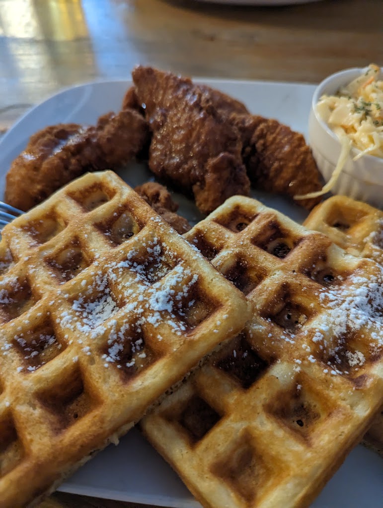 Chicken and waffles