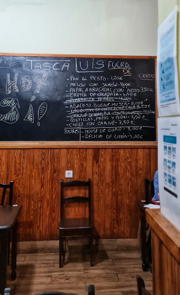 Tasca Luis — Carta