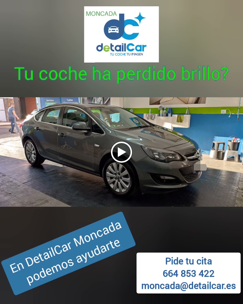 Detailcar Moncada limpieza de coches lavado de tapiceria — Videos