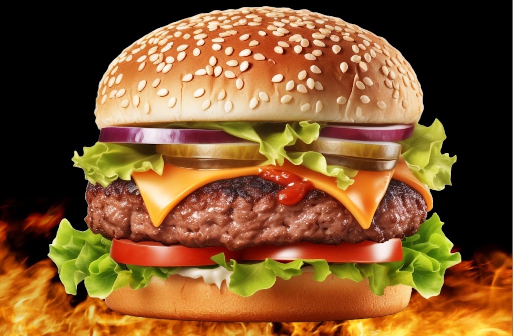 Ali Baba Kebab Pizzeria Restaurant — Hamburguesa