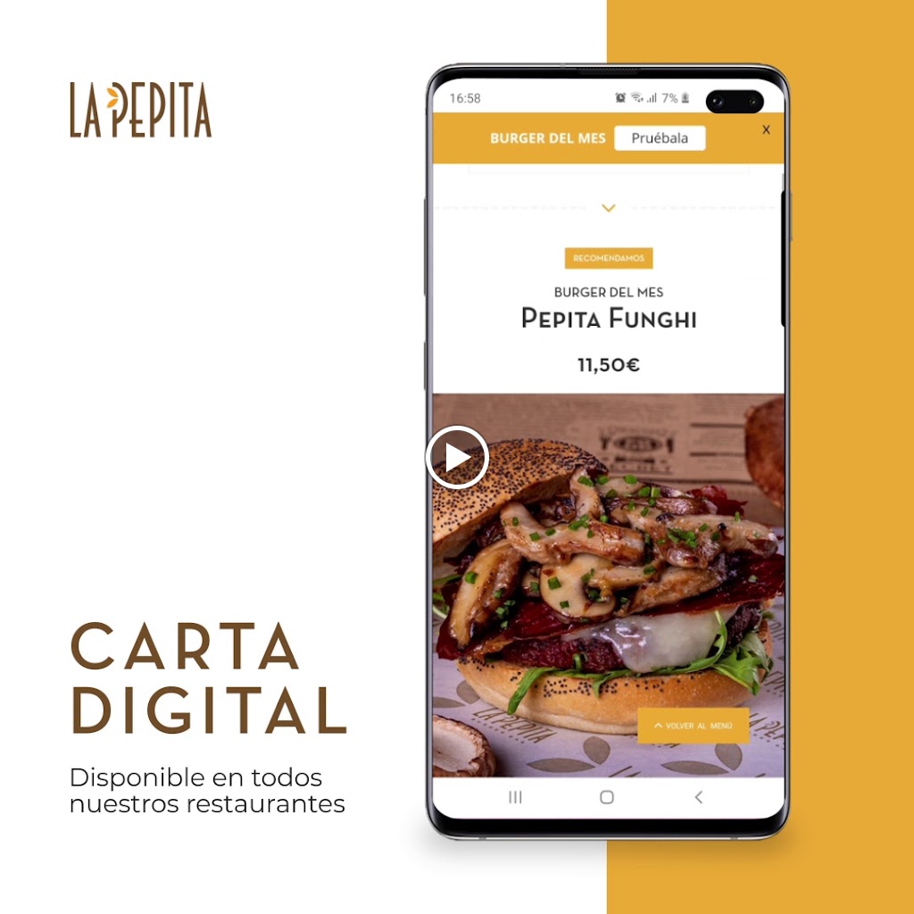 La Pepita Burger Bar - Vilagarcia de Arousa — Carta