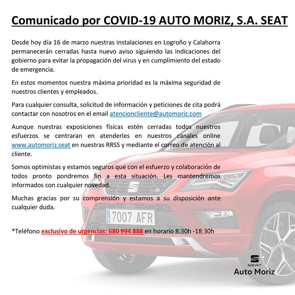 AUTO MORIZ — Del propietario