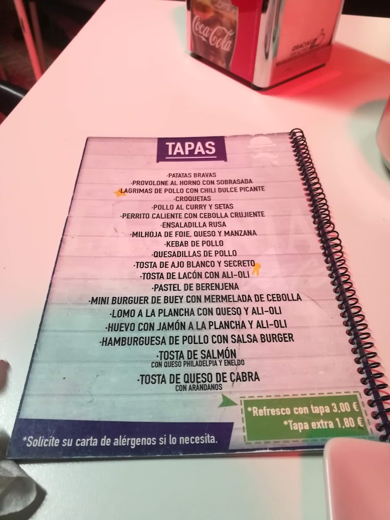 La Venia cafe — Carta