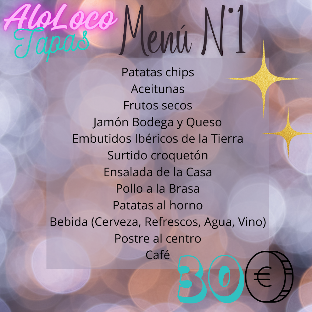 Aloloco Tapas — Carta