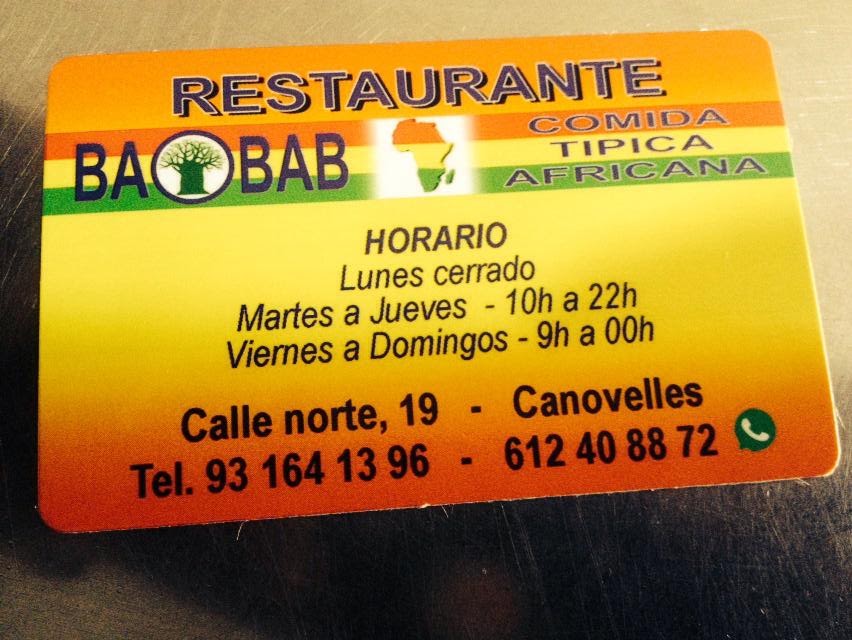 Bar Restaurante BAOBAB — Del propietario