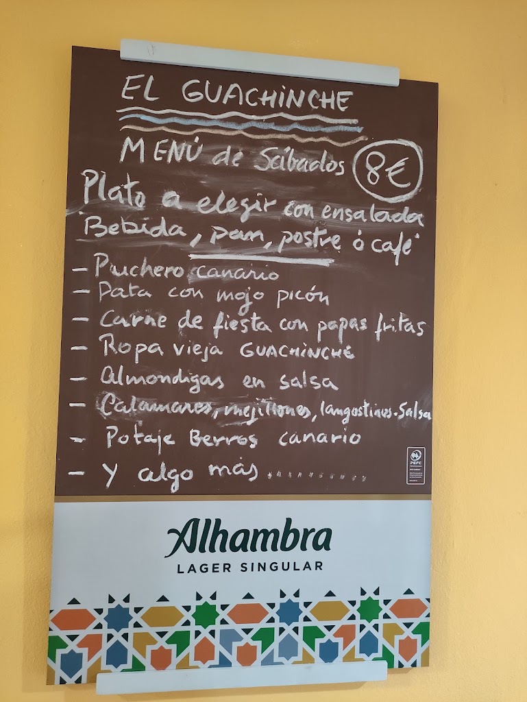 EL GUACHINCHE DE VINAROS — Carta