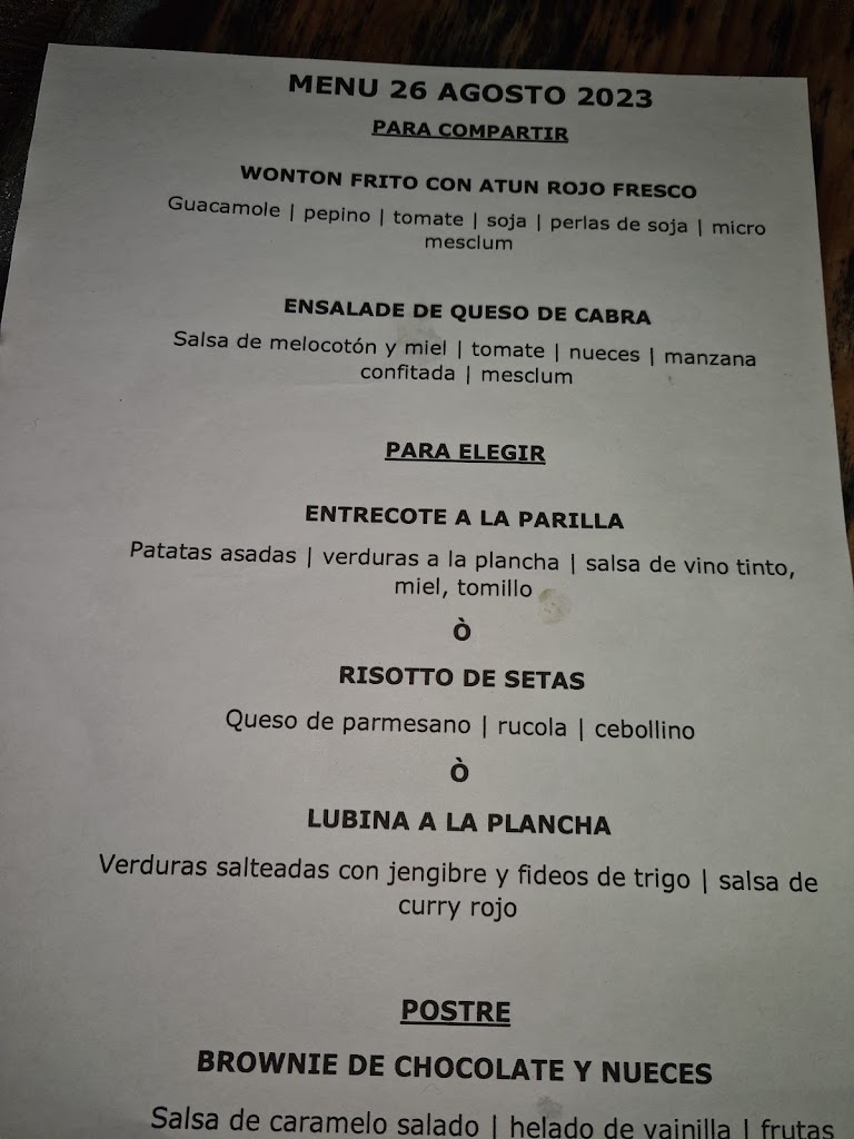 Basta! — Carta