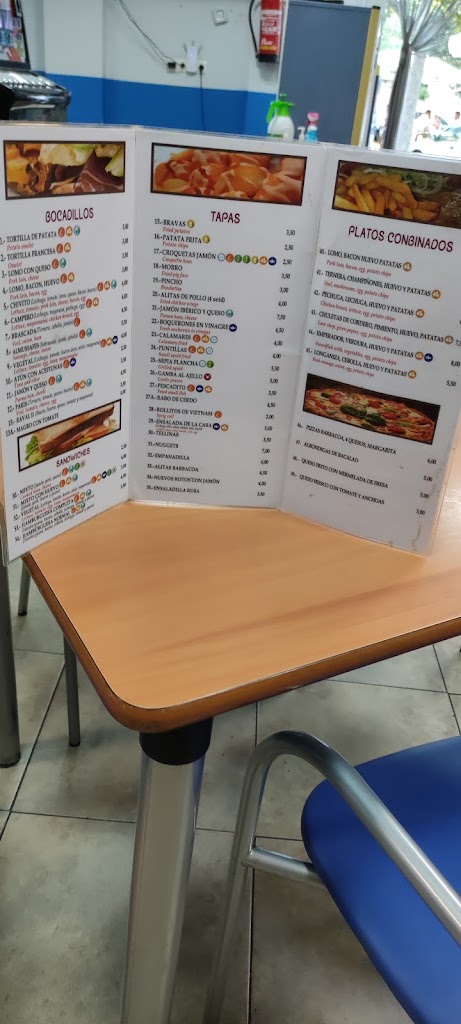 Bar rabal — Carta